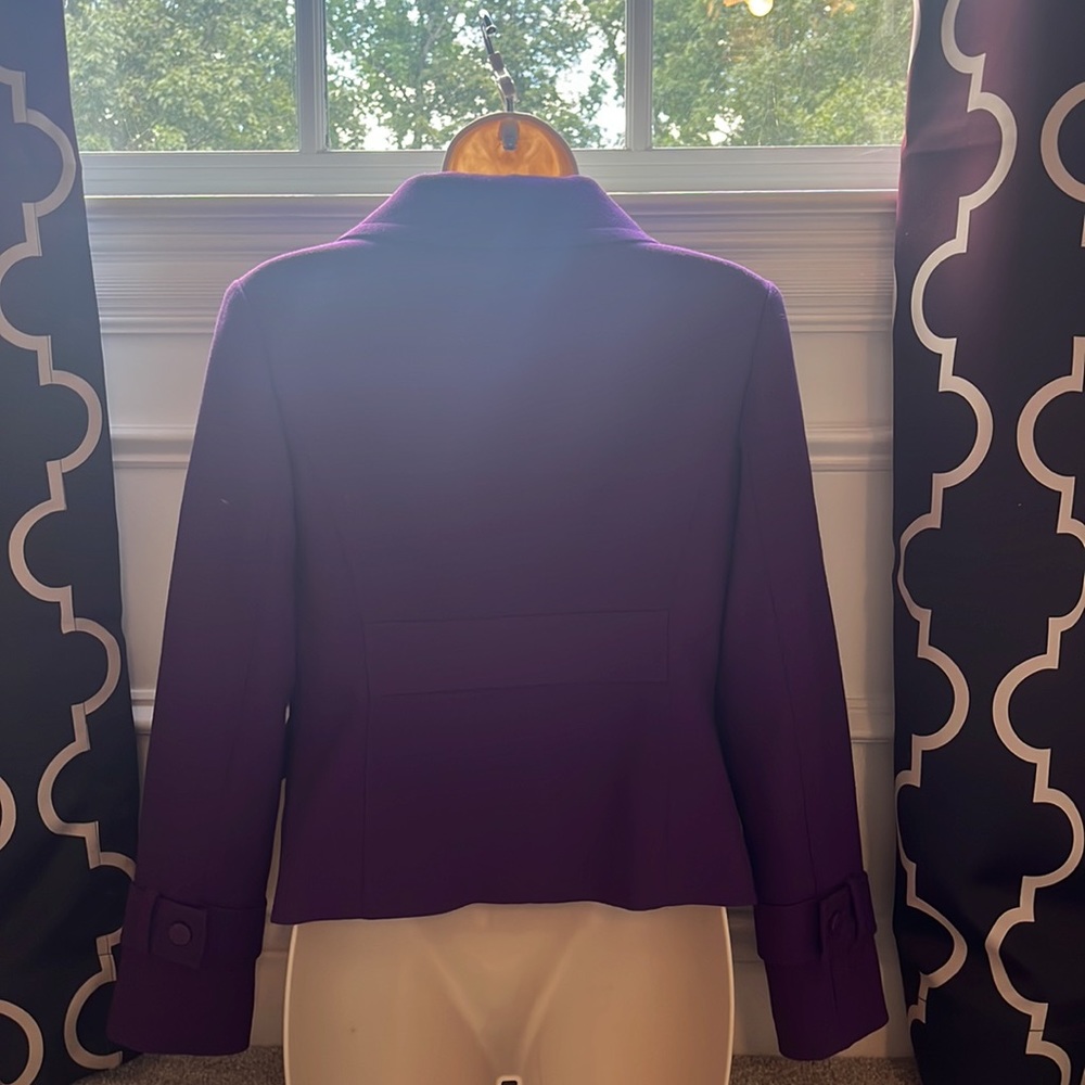 Semantics Purple Button Up Blazer - image 2